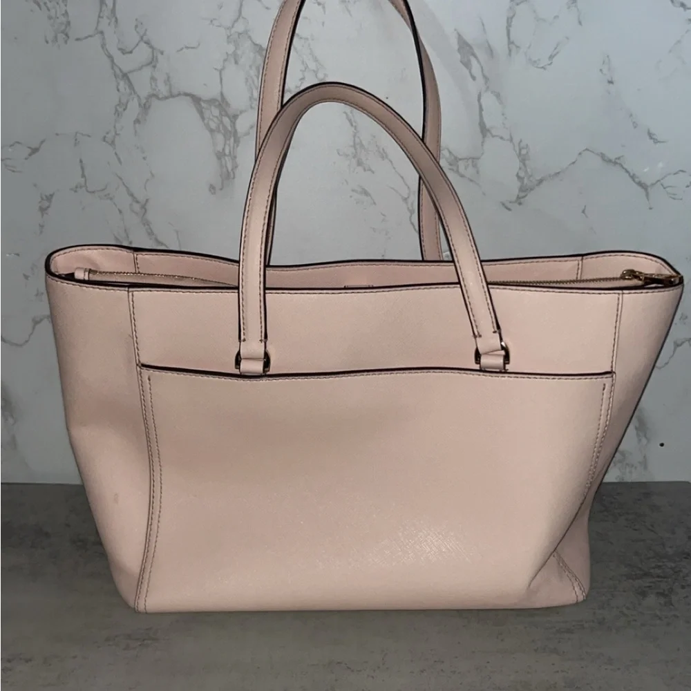 Tory Burch Saffiano Leather Tote Bag - Picture 5 of 11